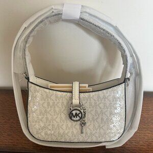 Michael Kors NWT Optic White mini Crossbody